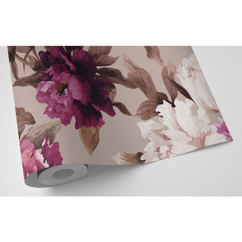 Papier peint motif XL - Motif floral