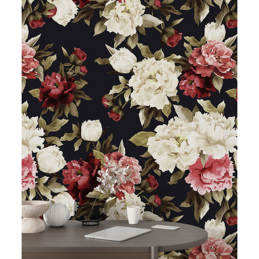 Papier peint motif XL - Motif floral
