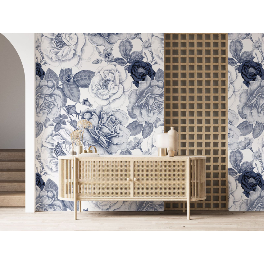 Papier peint motif XL - Motif floral