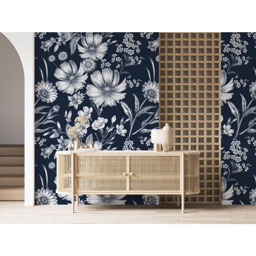 Papier peint motif XL - Motif floral