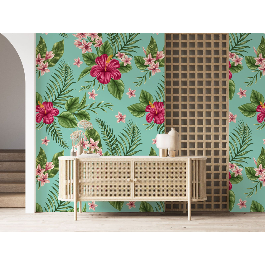 Papier peint motif XL - Motif floral