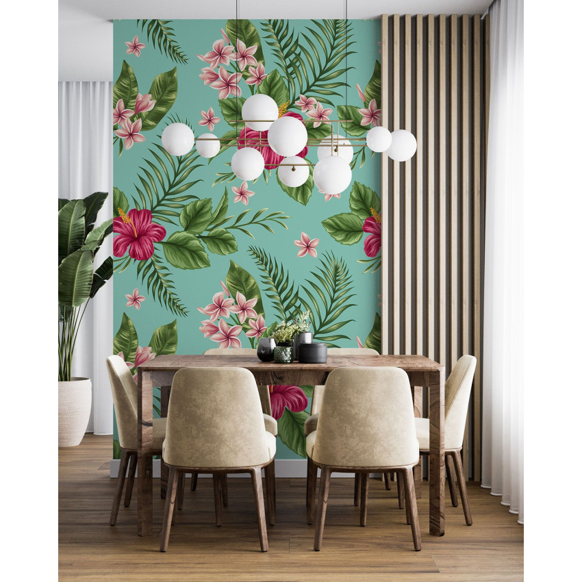 Papier peint motif XL - Motif floral