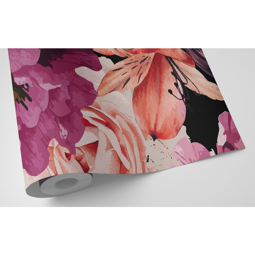 Papier peint motif XL - Motif floral