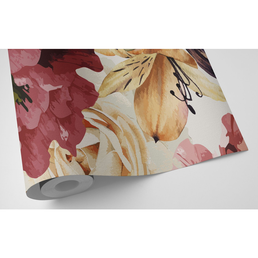 Papier peint motif XL - Motif floral