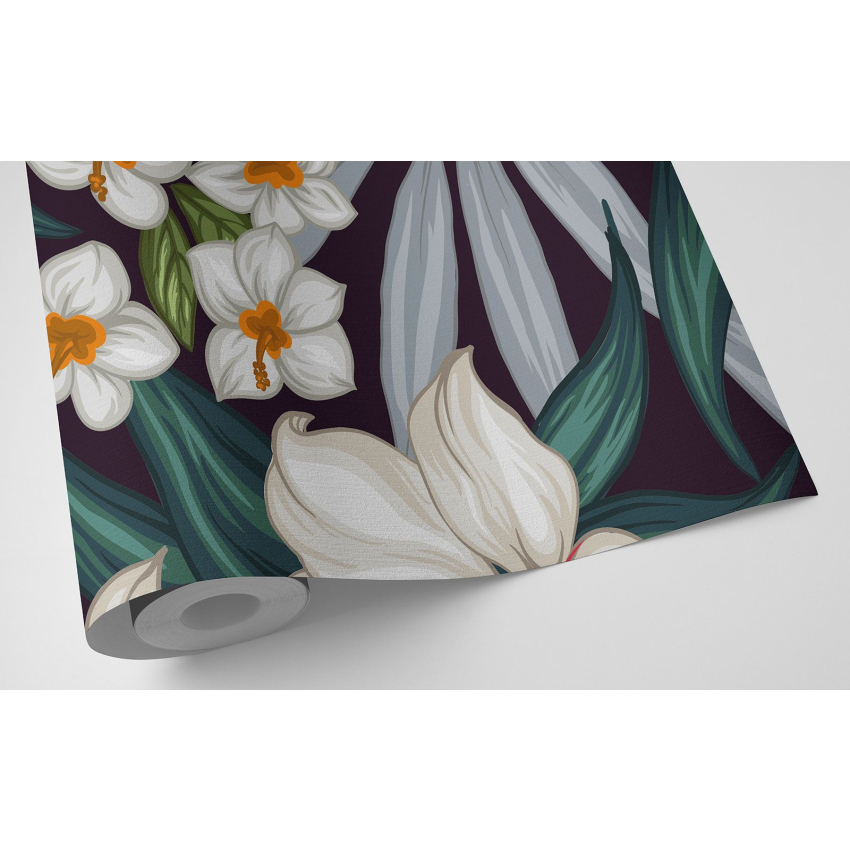 Papier peint motif XL - Motif floral