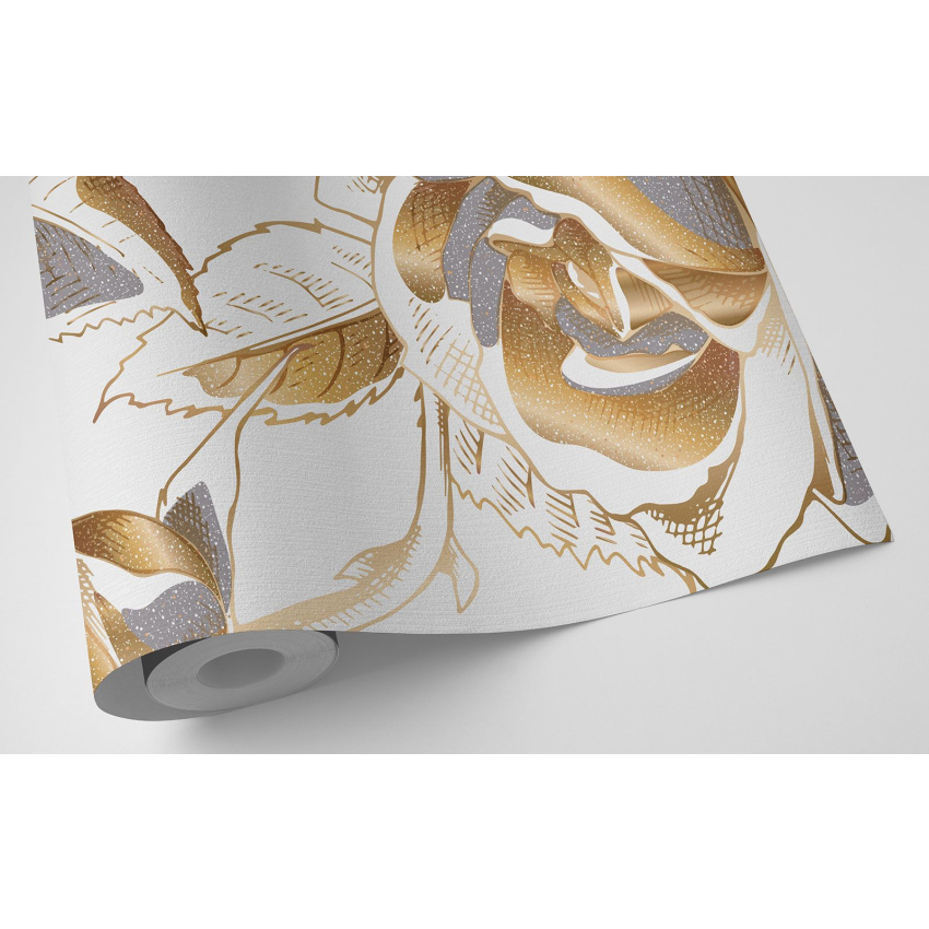 Papier peint motif XL - Motif floral