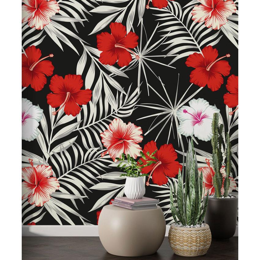 Papier peint motif XL - Motif floral
