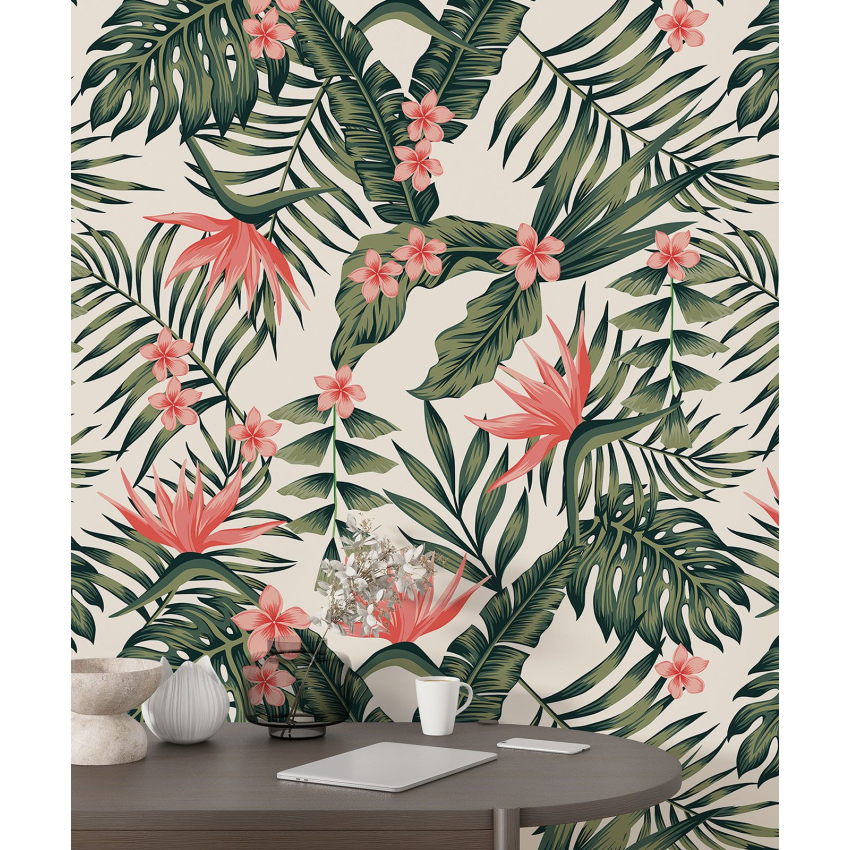Papier peint motif XL - Motif floral
