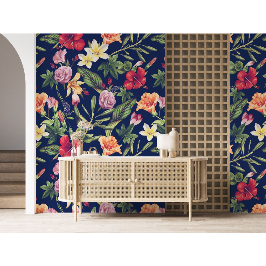 Papier peint motif XL - Motif floral