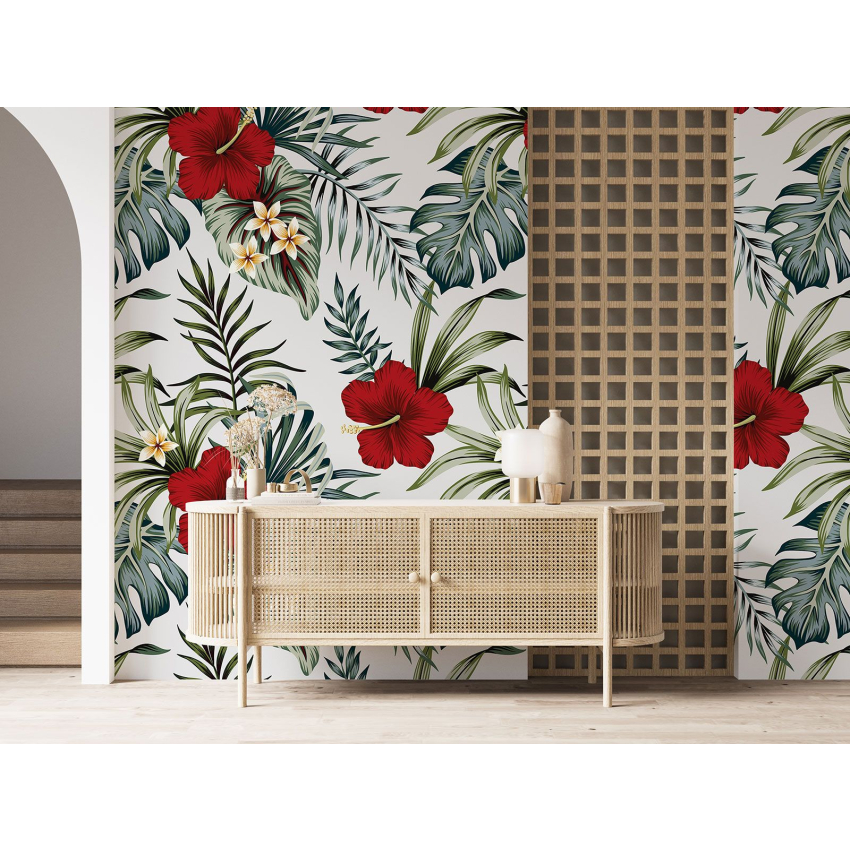 Papier peint motif XL - Motif floral