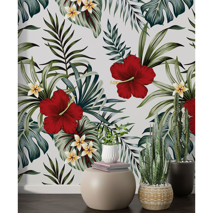 Papier peint motif XL - Motif floral