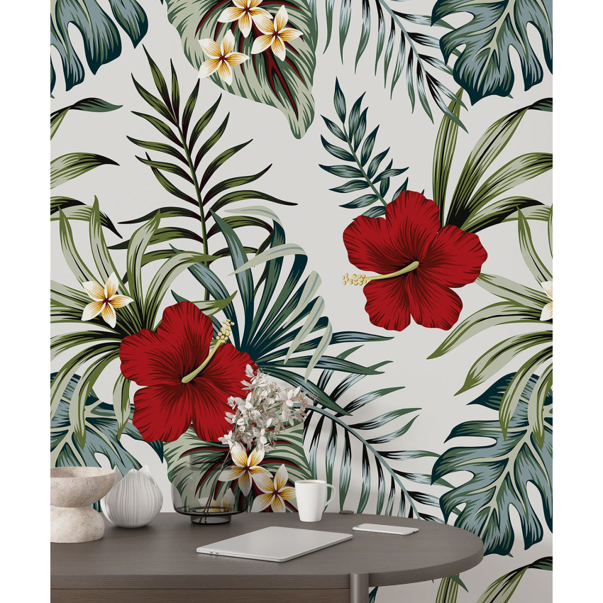 Papier peint motif XL - Motif floral