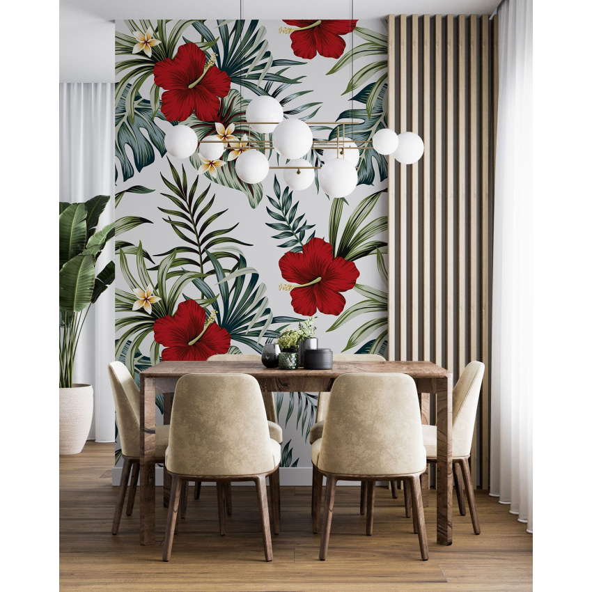 Papier peint motif XL - Motif floral