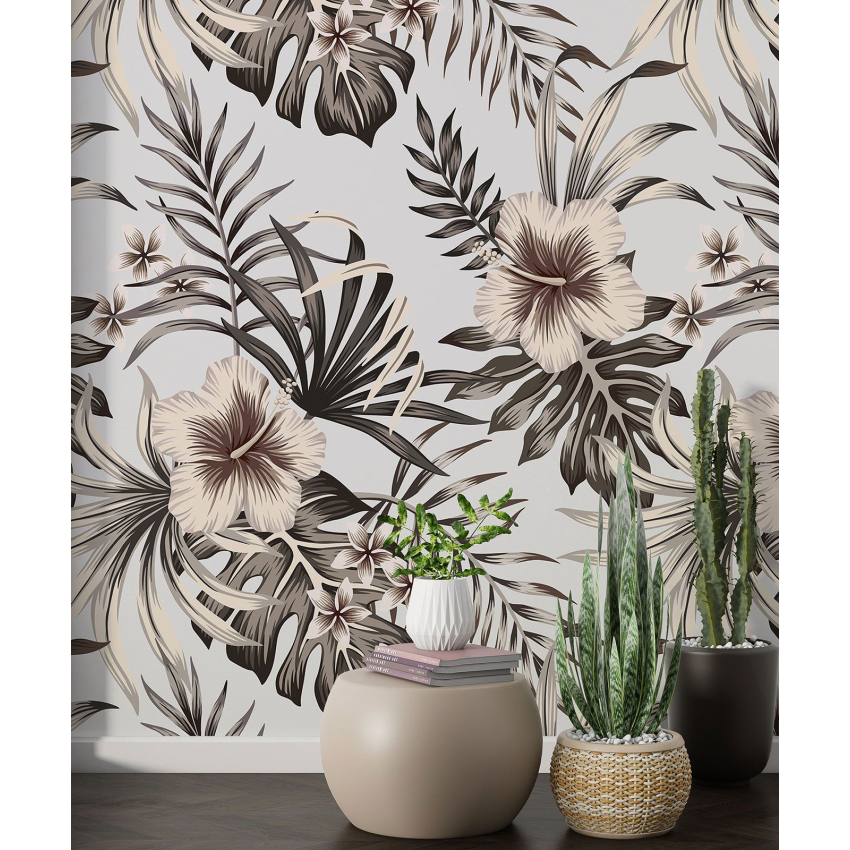Papier peint motif XL - Motif floral