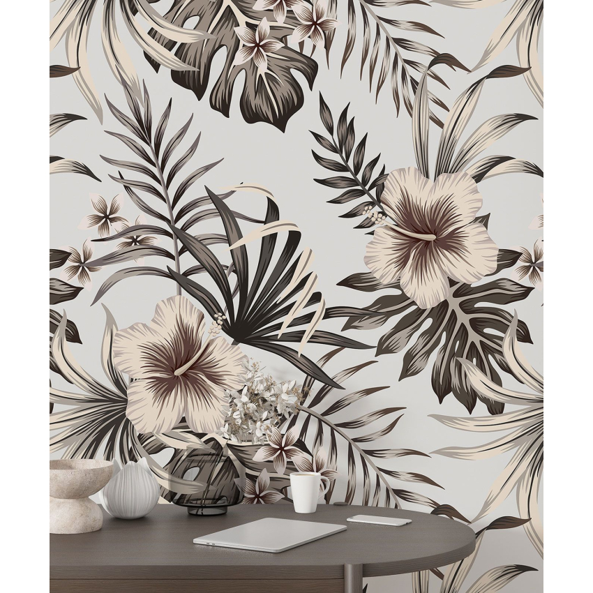 Papier peint motif XL - Motif floral