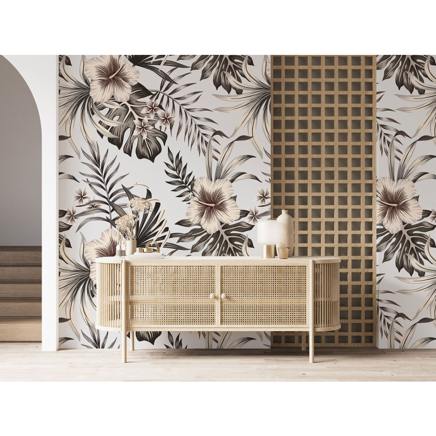 Papier peint motif XL - Motif floral