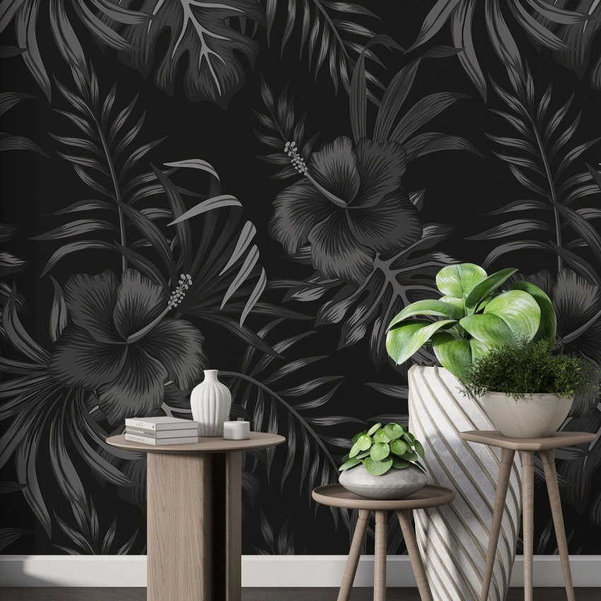 Papier peint motif XL - Motif floral