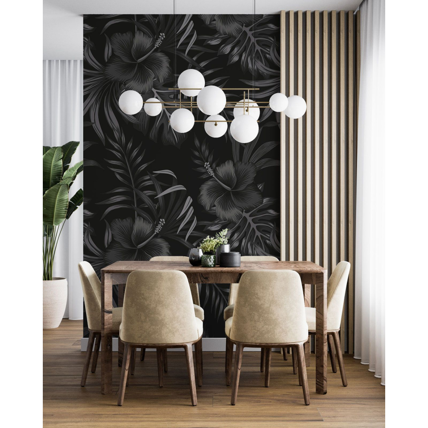 Papier peint motif XL - Motif floral