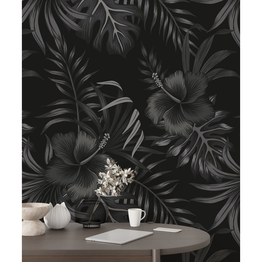 Papier peint motif XL - Motif floral