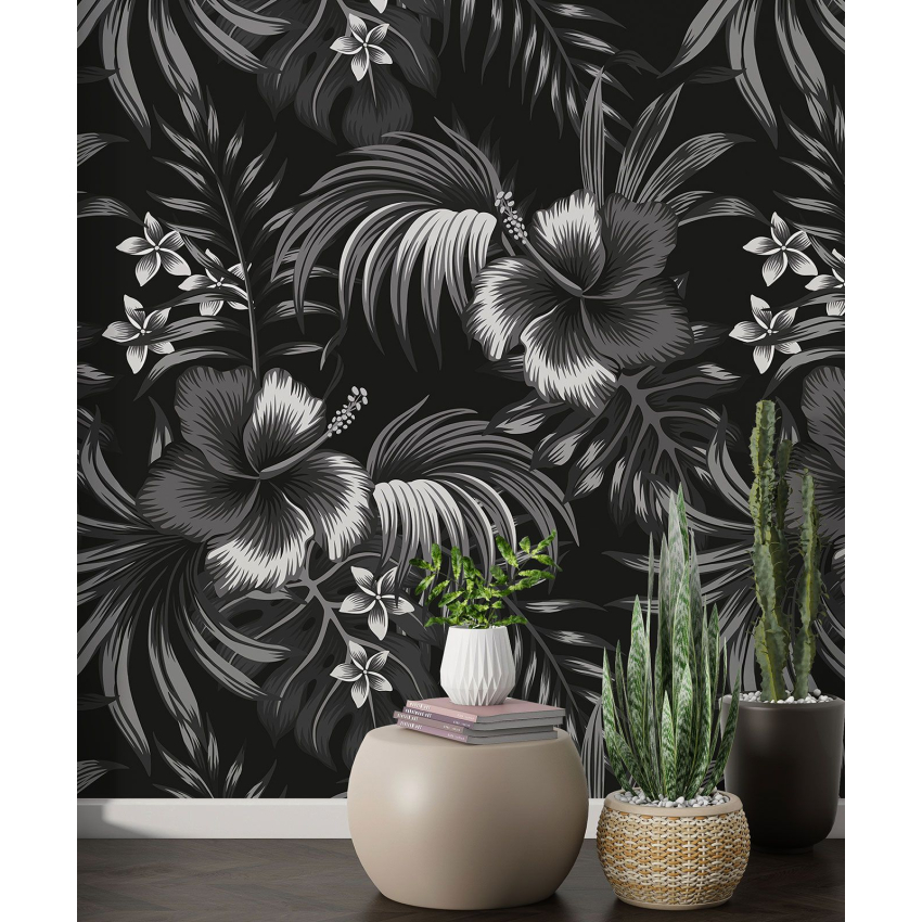 Papier peint motif XL - Motif floral