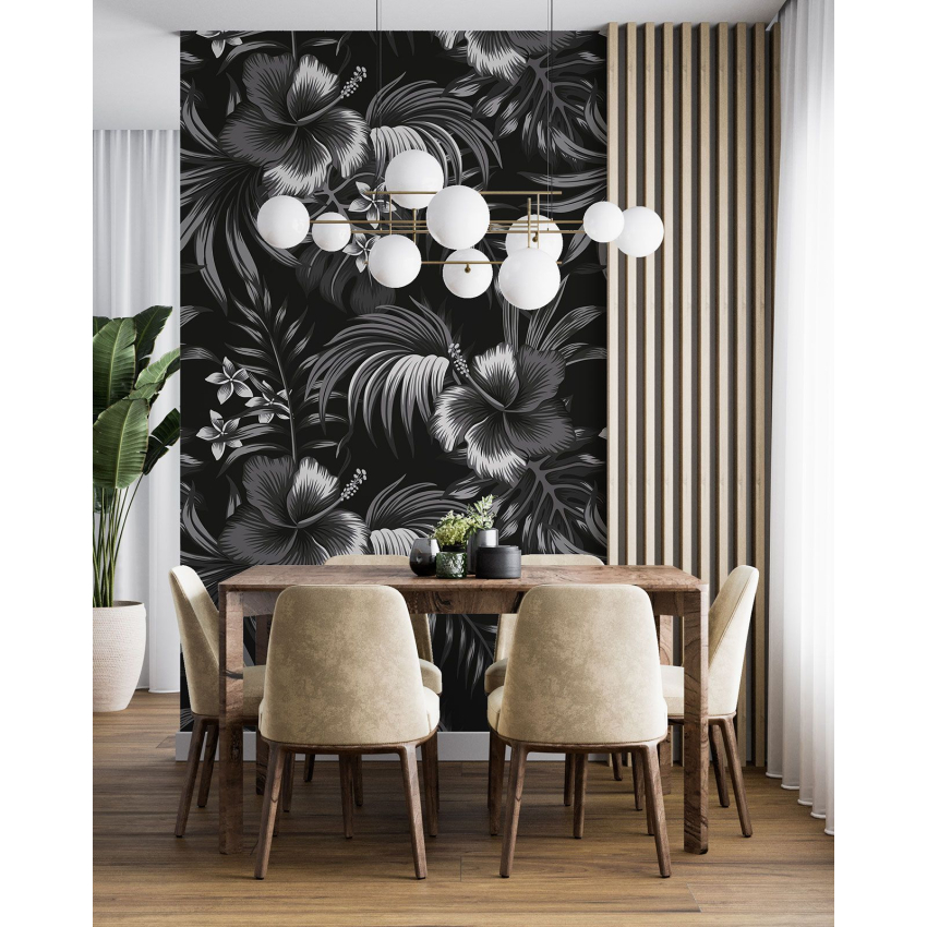 Papier peint motif XL - Motif floral