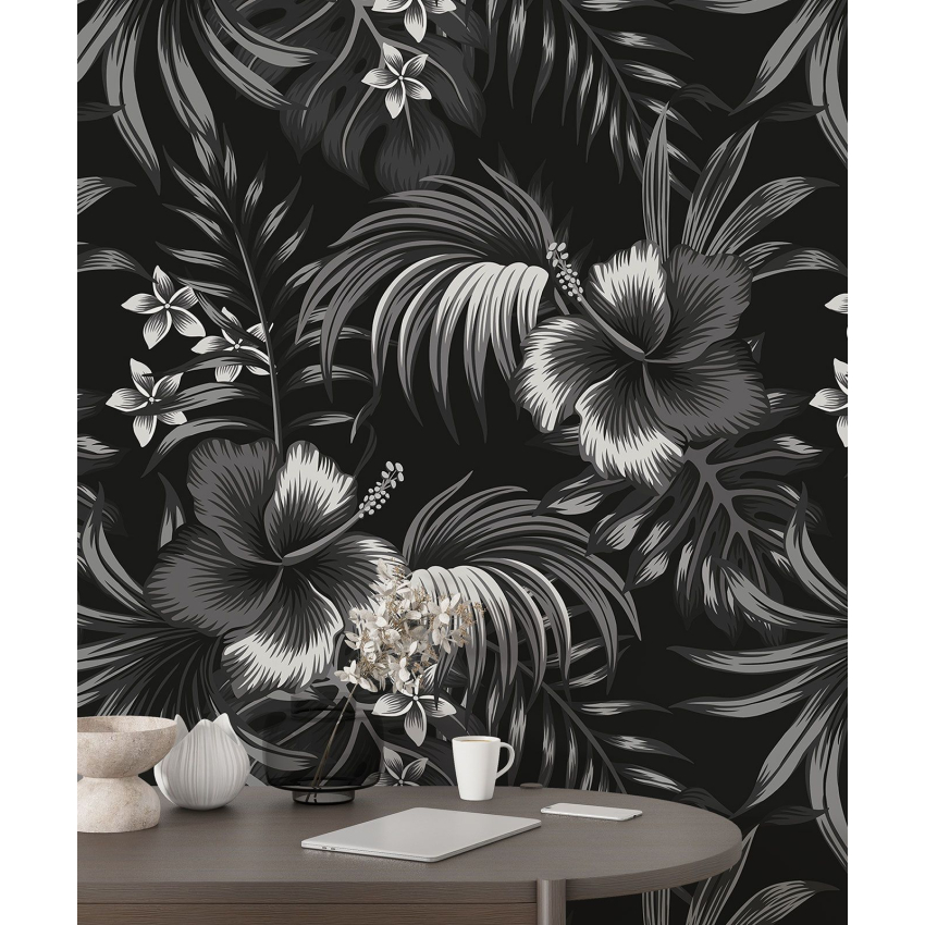 Papier peint motif XL - Motif floral
