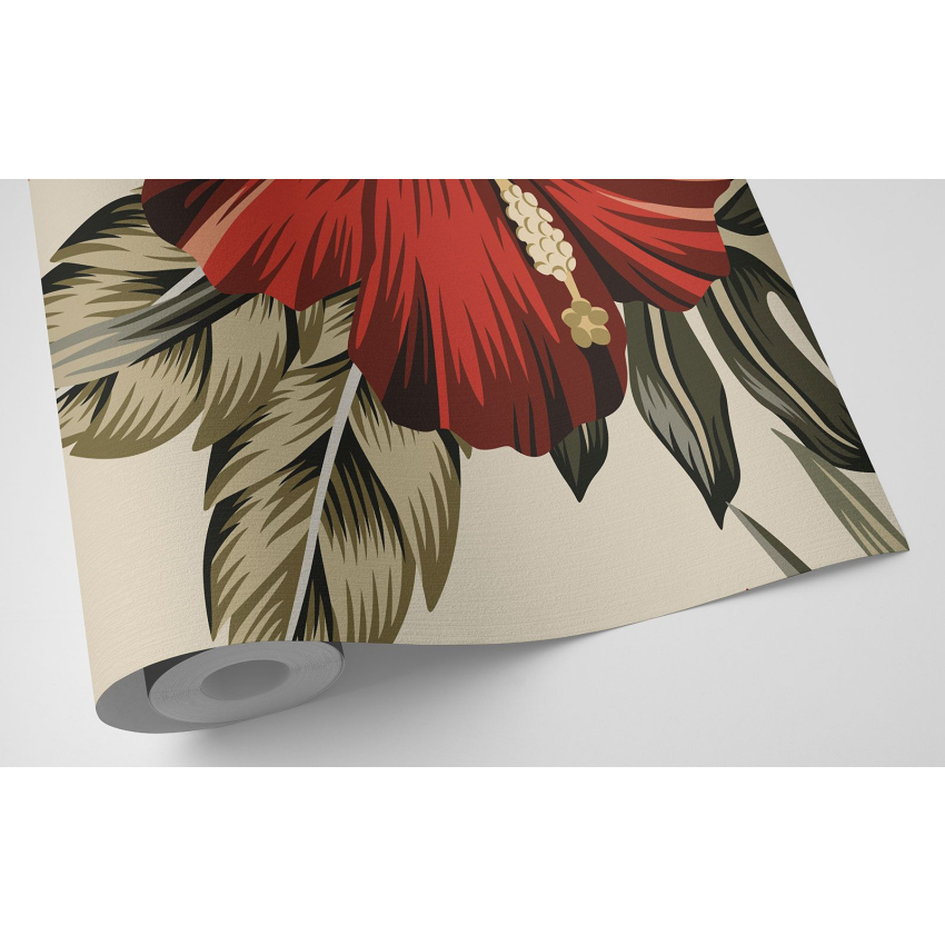 Papier peint motif XL - Motif floral