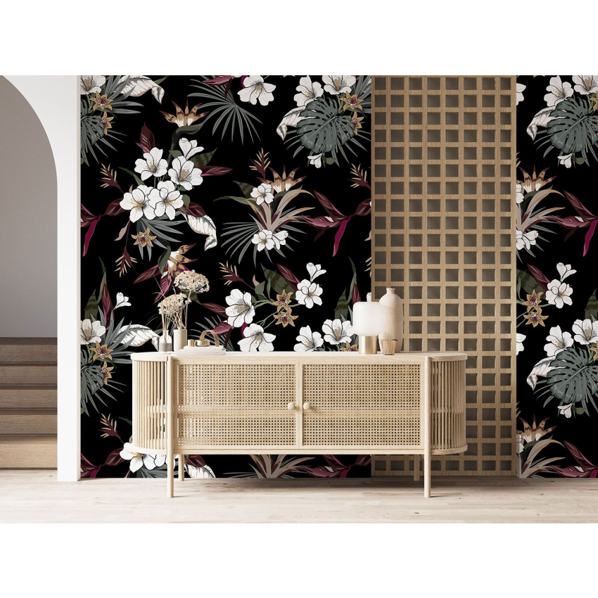 Papier peint motif XL - Motif floral