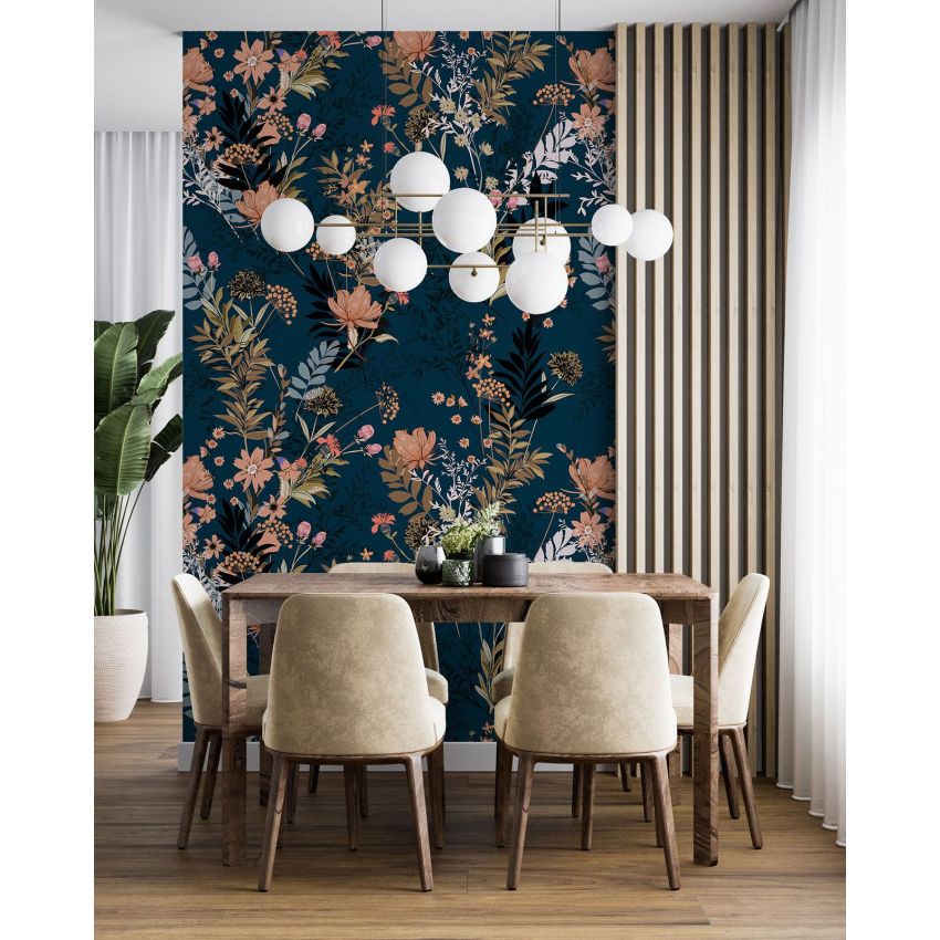 Papier peint motif XL - Motif floral