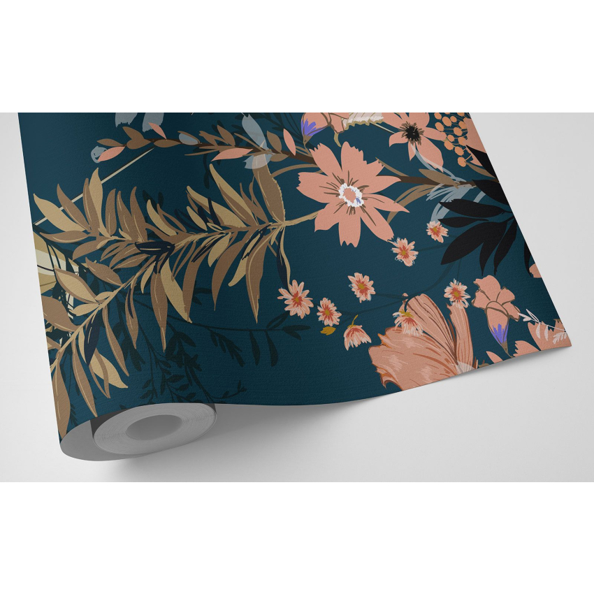 Papier peint motif XL - Motif floral