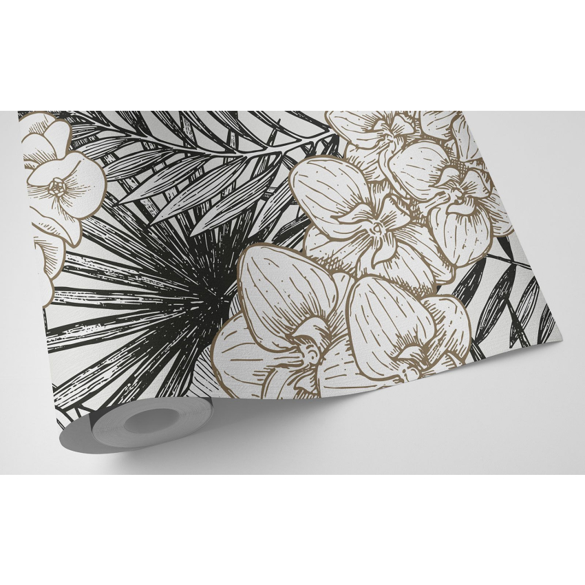 Papier peint motif XL - Motif floral
