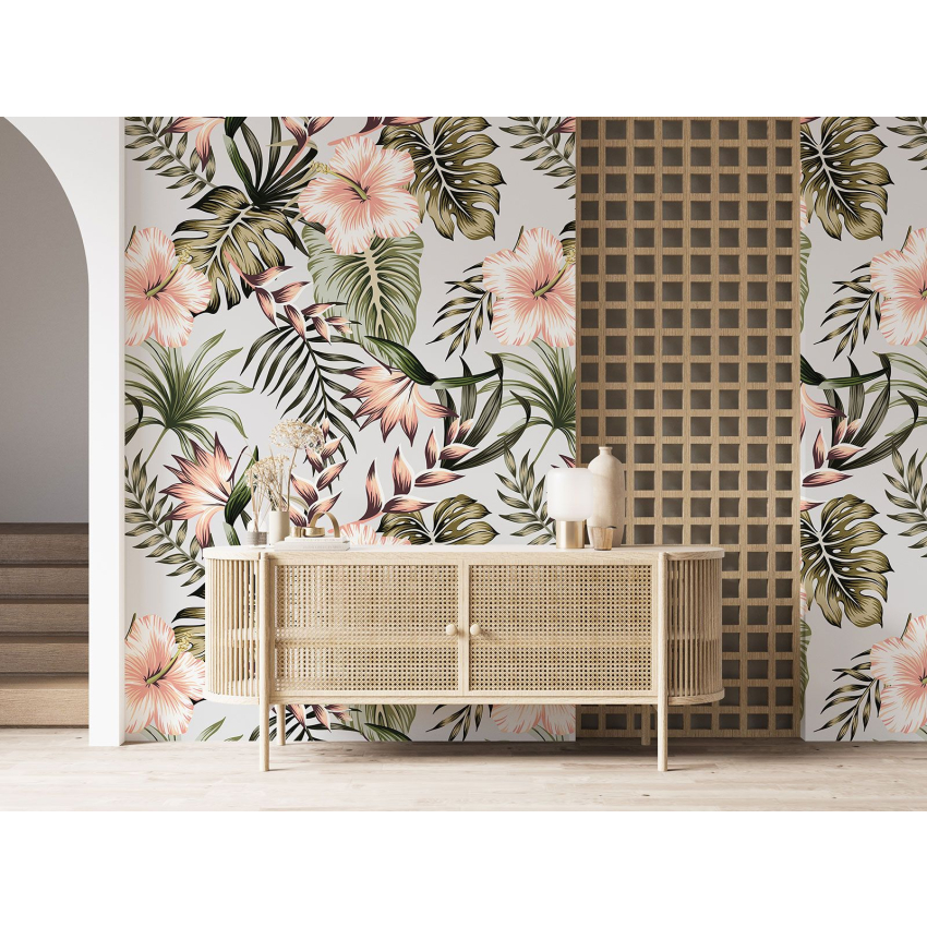 Papier peint motif XL - Motif floral