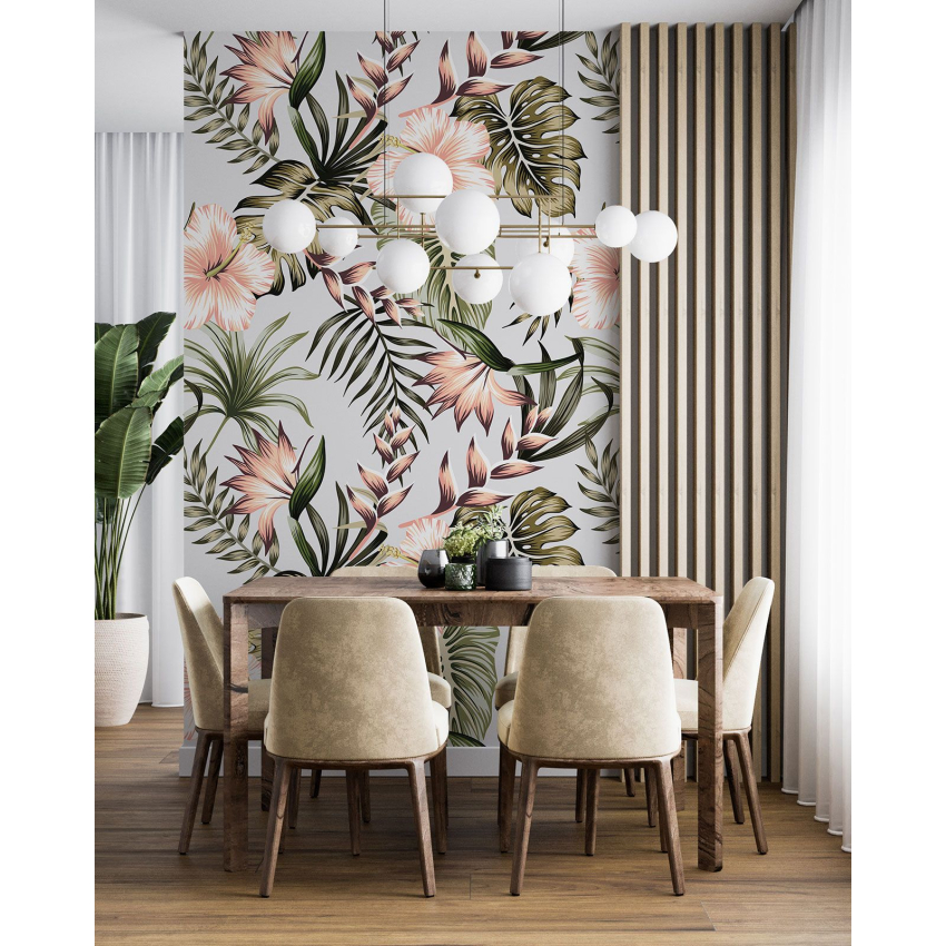 Papier peint motif XL - Motif floral