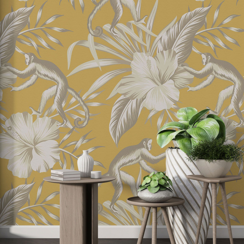 Papier peint motif XL - Motif floral