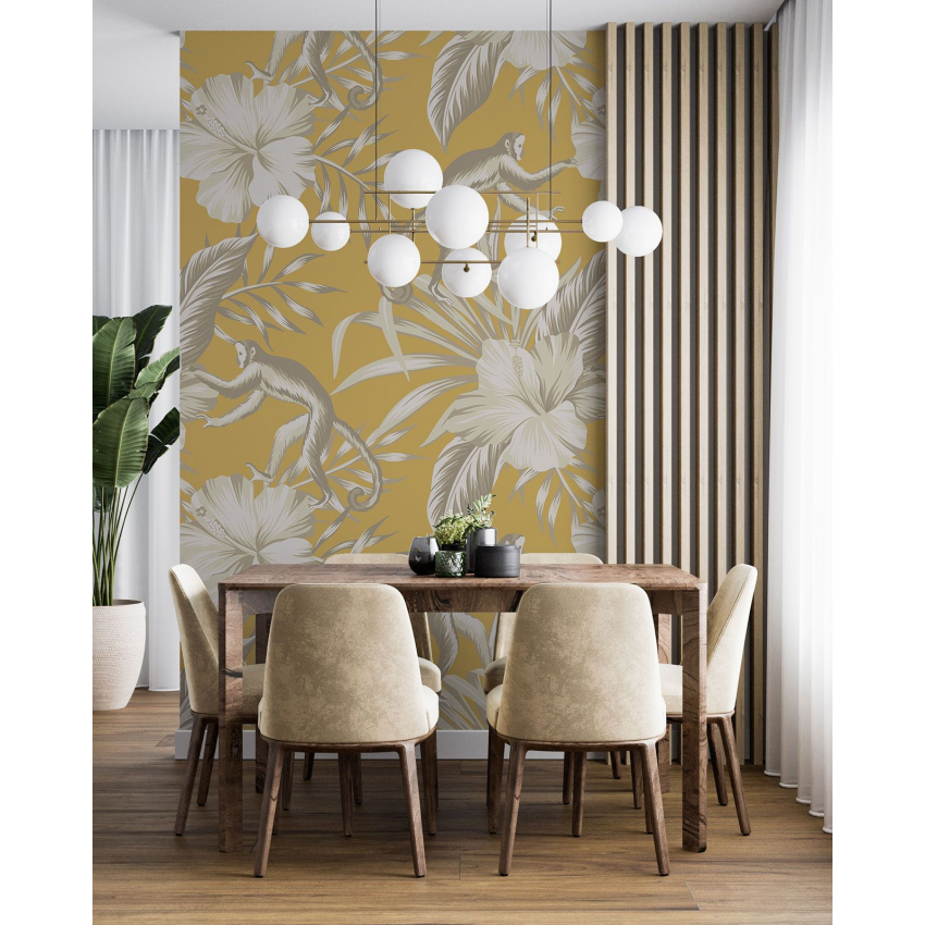 Papier peint motif XL - Motif floral