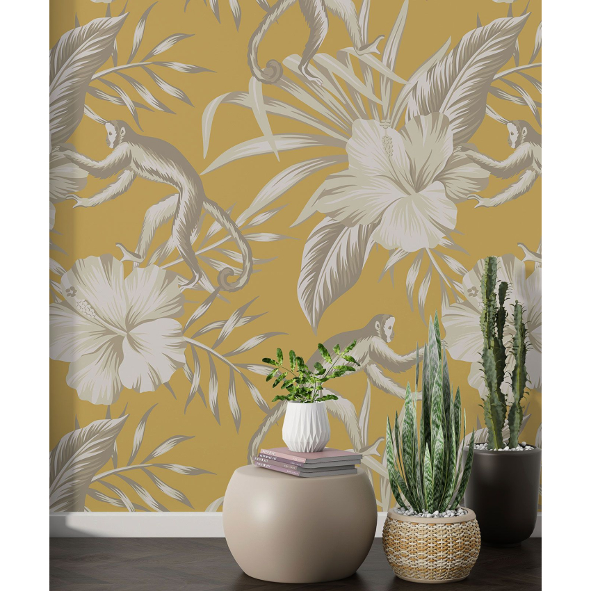 Papier peint motif XL - Motif floral