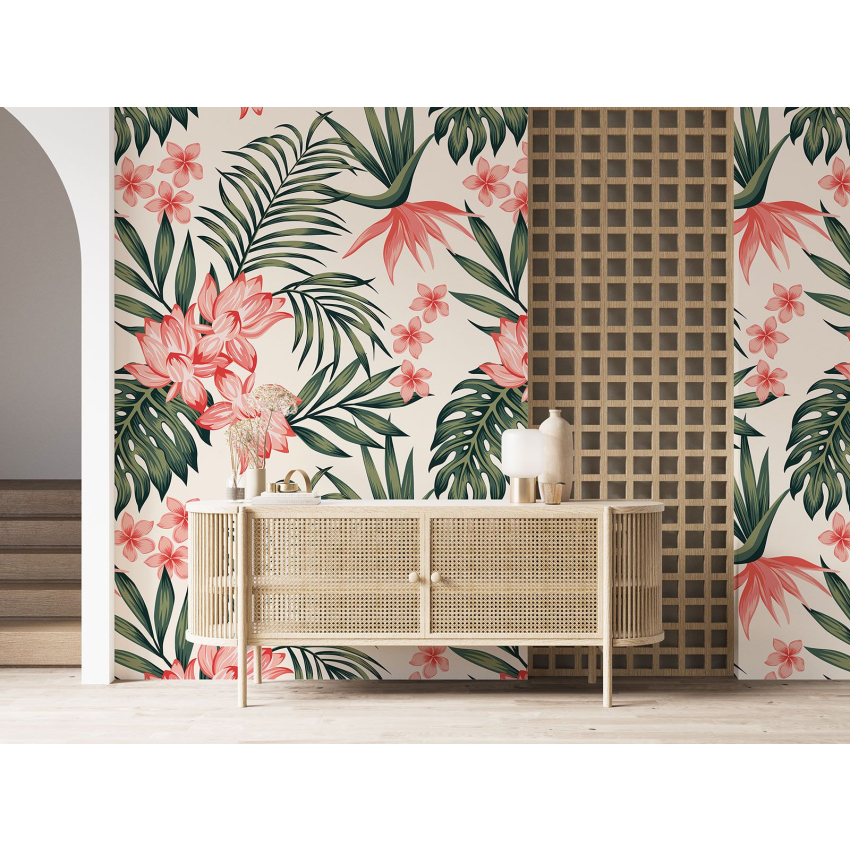 Papier peint motif XL - Motif floral