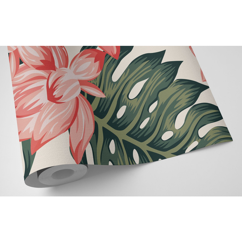 Papier peint motif XL - Motif floral