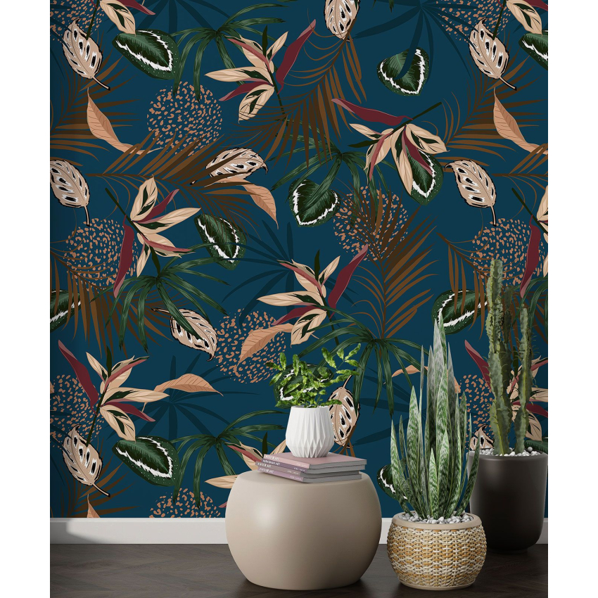 Papier peint motif XL - Motif floral