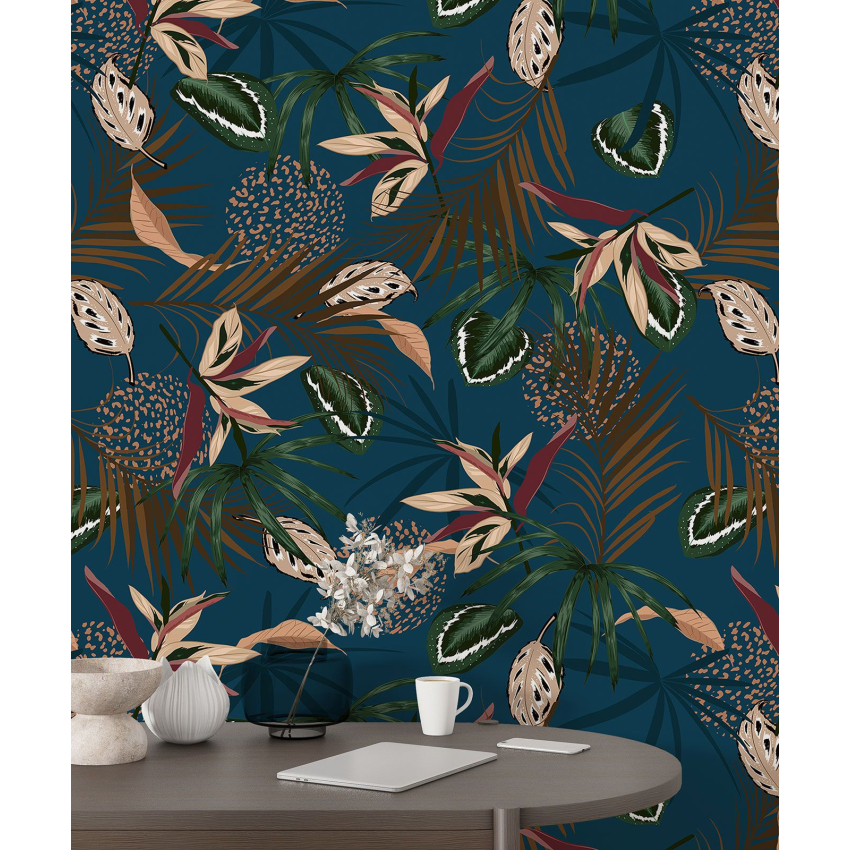 Papier peint motif XL - Motif floral