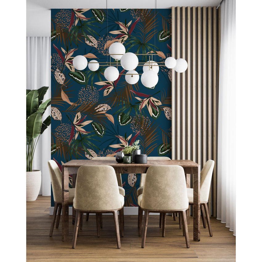 Papier peint motif XL - Motif floral
