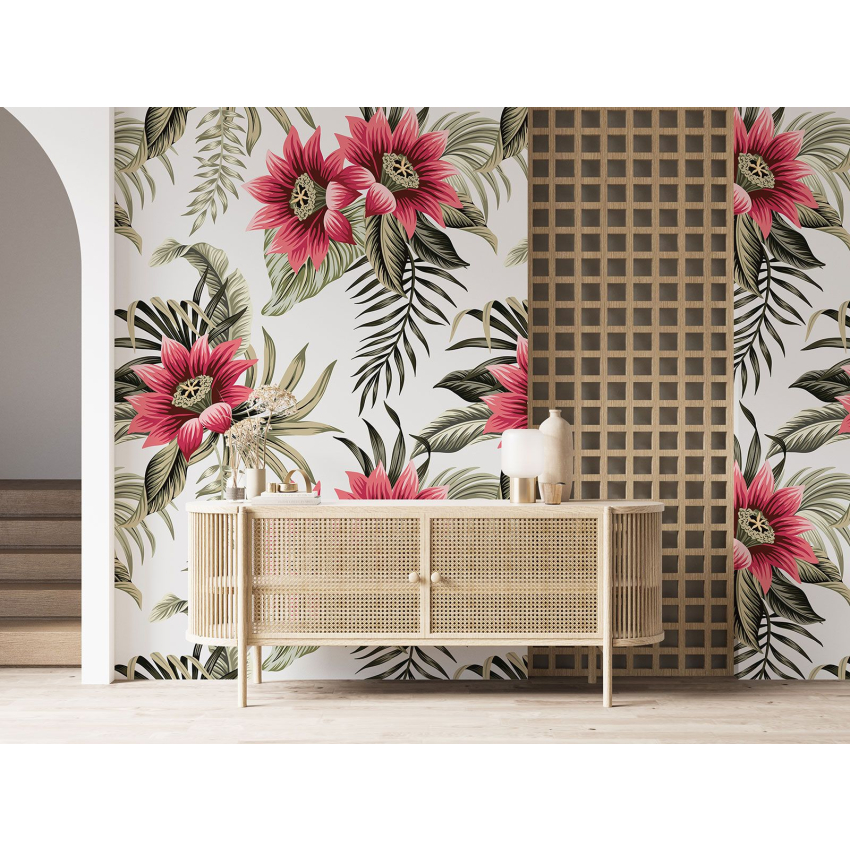 Papier peint motif XL - Motif floral