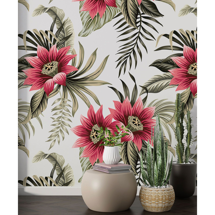 Papier peint motif XL - Motif floral
