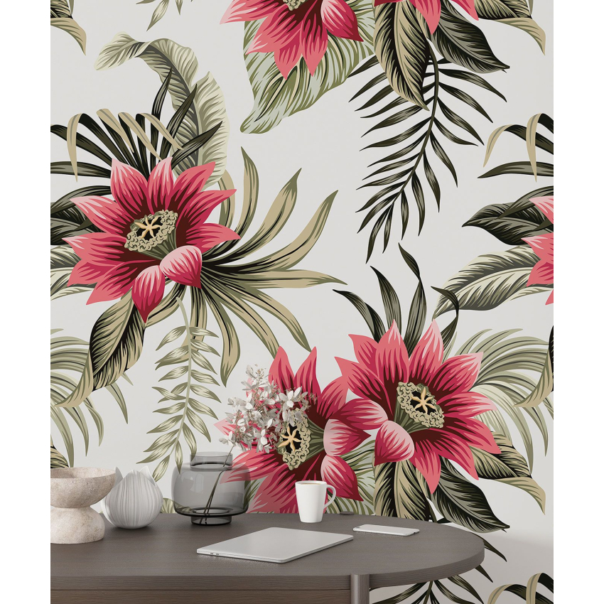 Papier peint motif XL - Motif floral