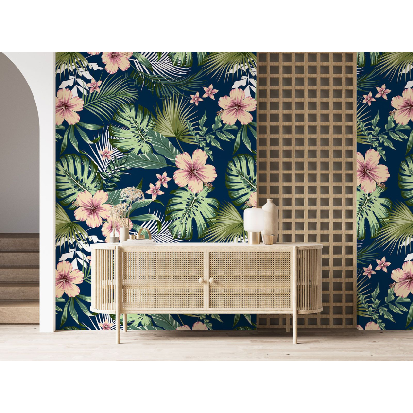 Papier peint motif XL - Motif floral