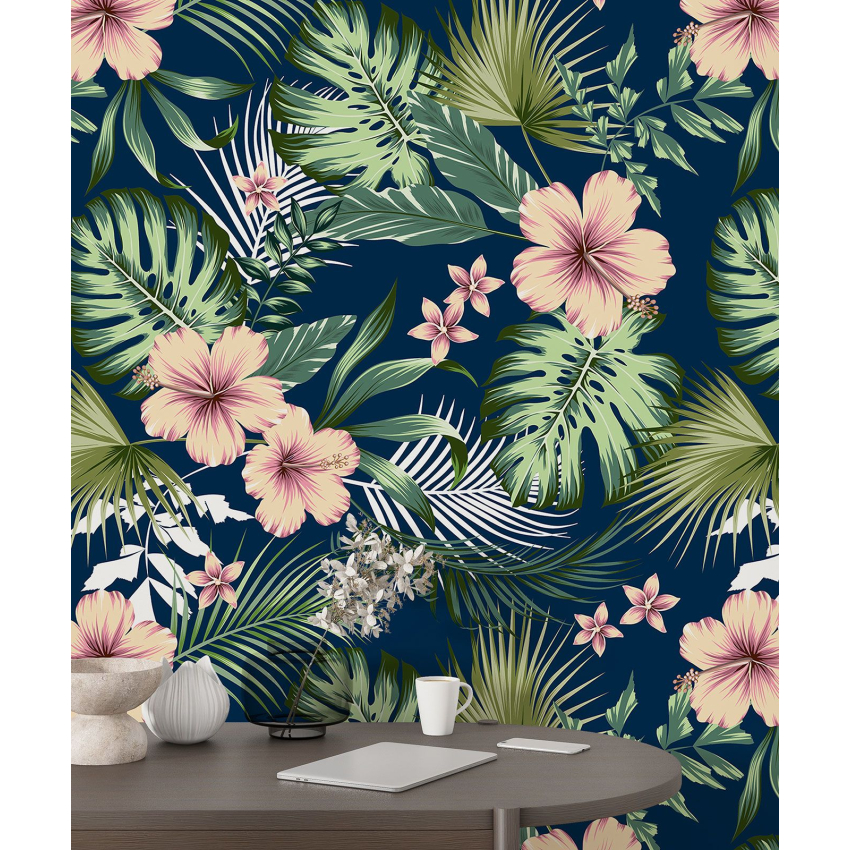 Papier peint motif XL - Motif floral