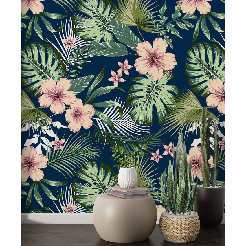 Papier peint motif XL - Motif floral