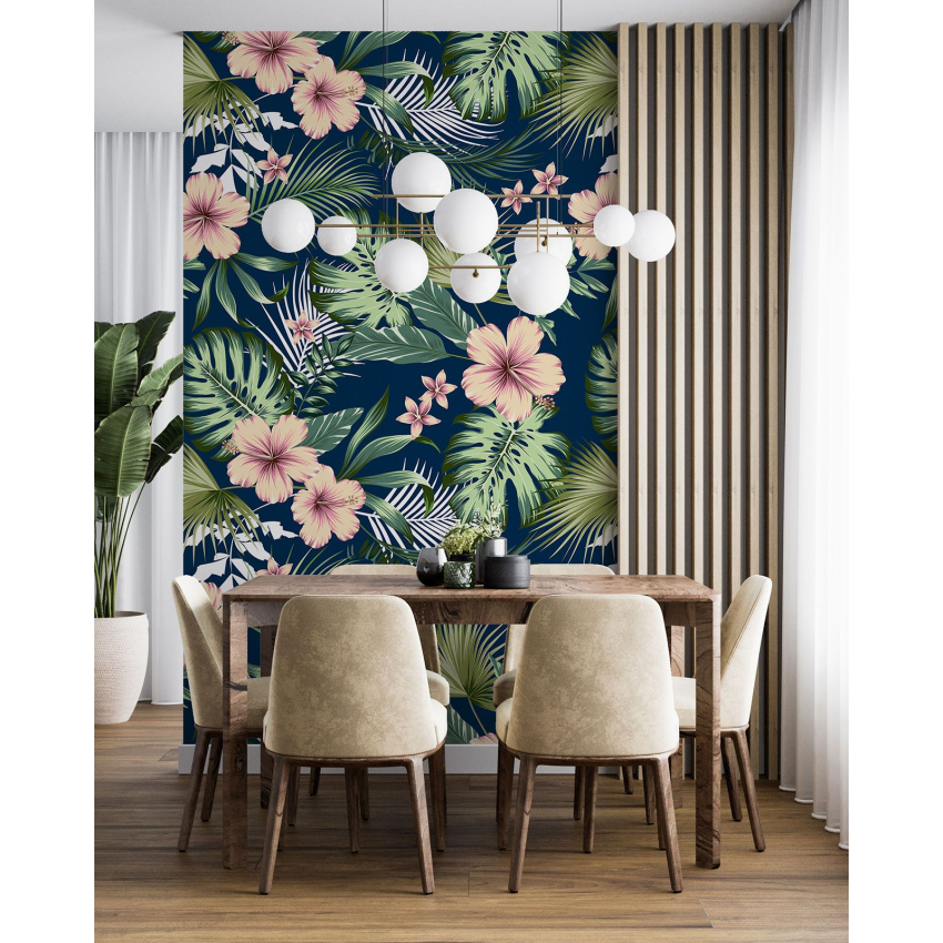 Papier peint motif XL - Motif floral