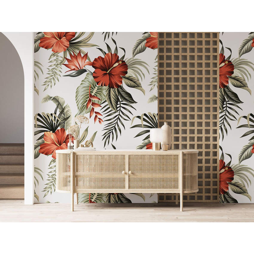 Papier peint motif XL - Motif floral