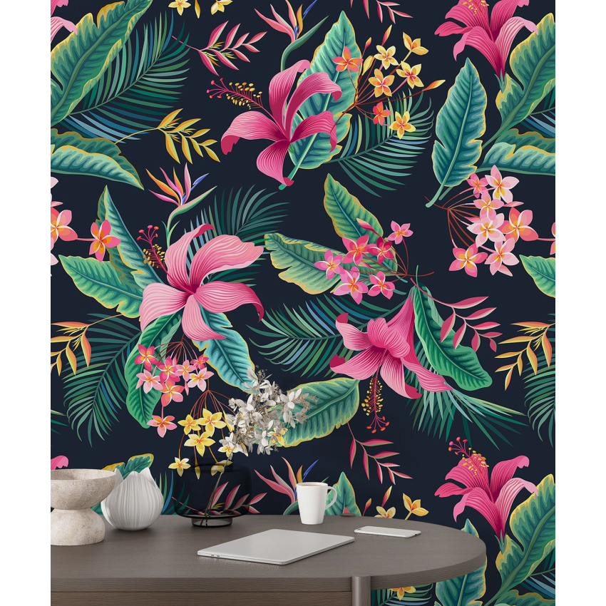 Papier peint motif XL - Motif floral